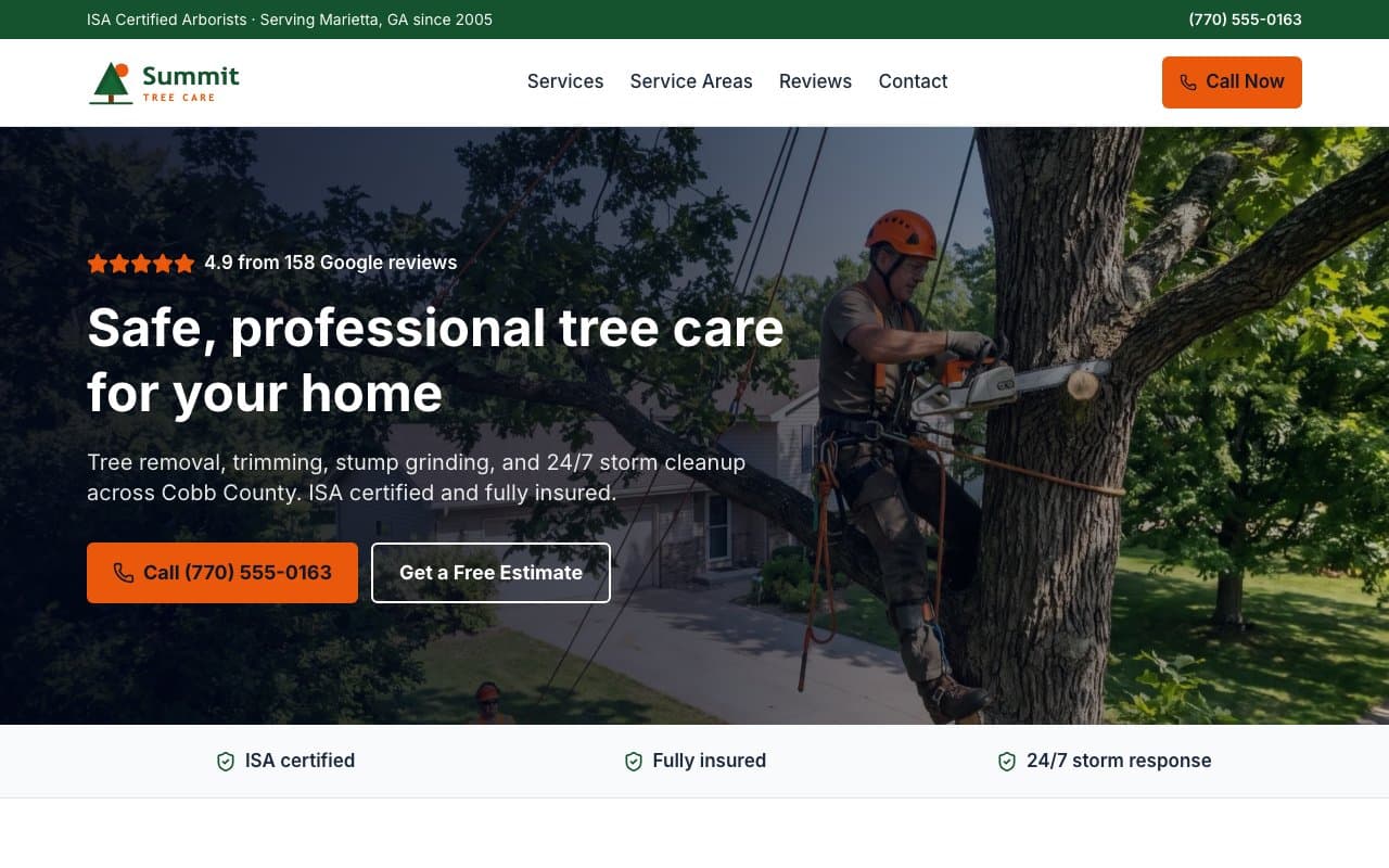 Summit Tree Care: after renovation